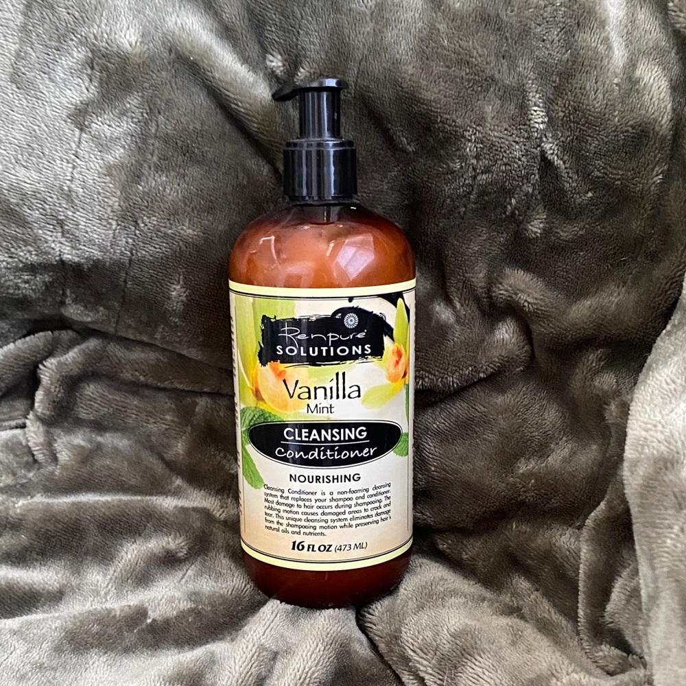 RARE Renpure Solutions Vanilla Mint Cleansing Conditioner Hair 16oz Discontinue